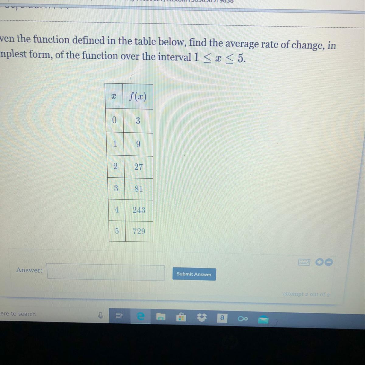 Average Rate Of Increase Calculator