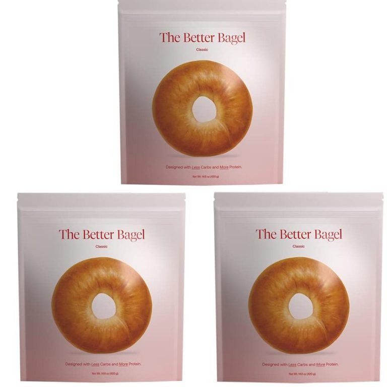 Better bagel: Plant-based bagel created by the BetterBrand that features added protein, no sugar, and less carbs.