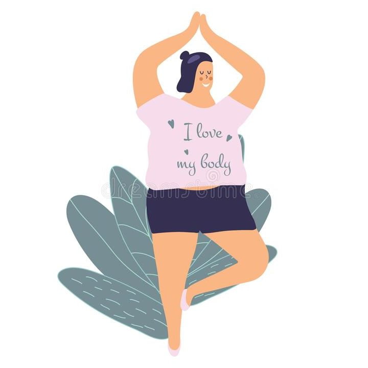 Body positivity: Social movement aiming to empower individuals of varying weights and sizes.