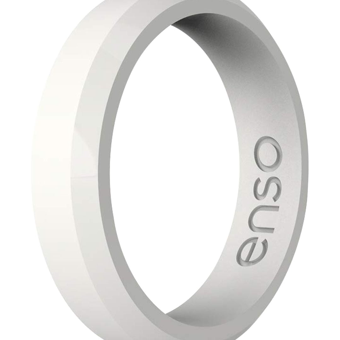 Enso Rings: Silicone alternative to traditional wedding rings. Designed for wearing during activities not suited to metal-based wedding rings.