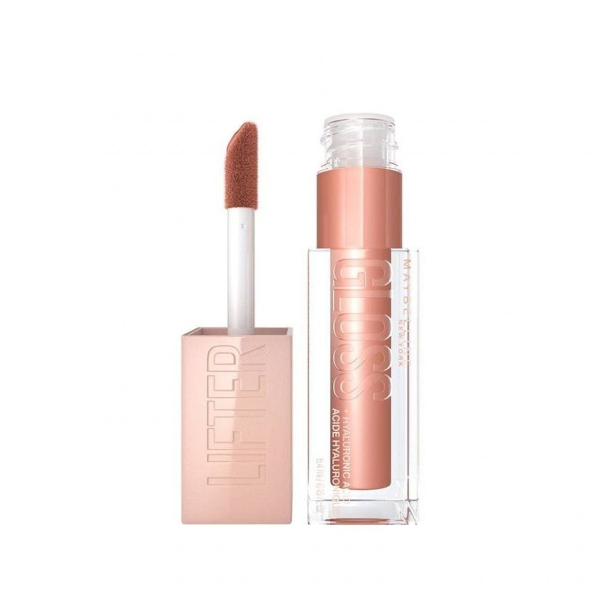 Lip plumper gloss: Moisturizing balm designed to give the lips a glossy effect and help achieve a fuller look.