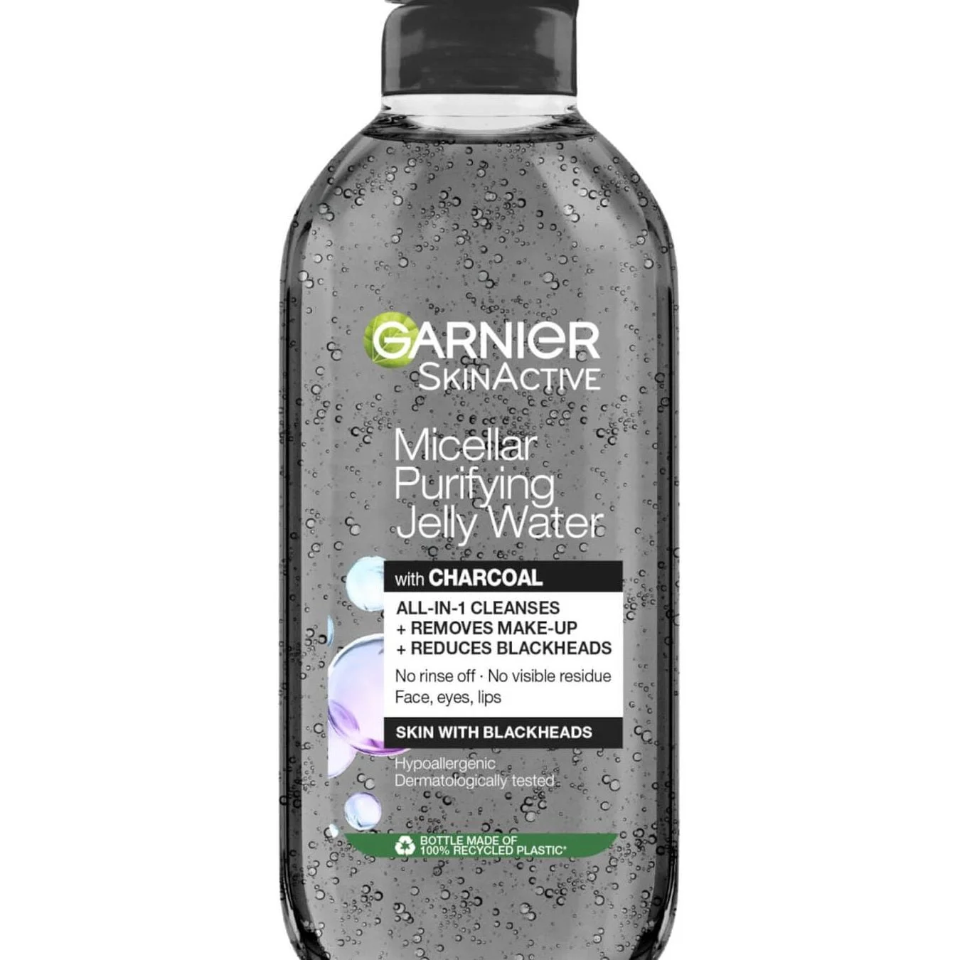 micellar: Water containing micelles, compounds highly effective at drawing out dirt and oil. Used as a makeup remover and facial cleanser.