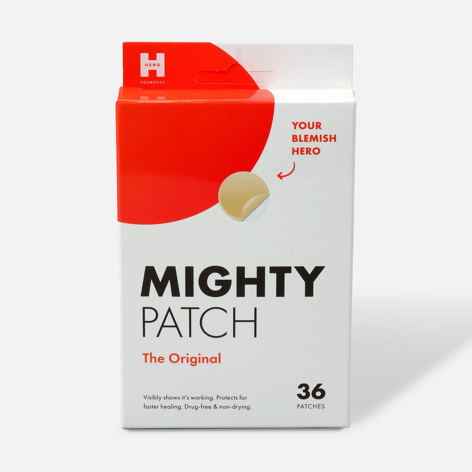 Mighty patch: Acne treatment made by the brand Hero. The patch is worn overnight, and is meant to shrink blemishes.