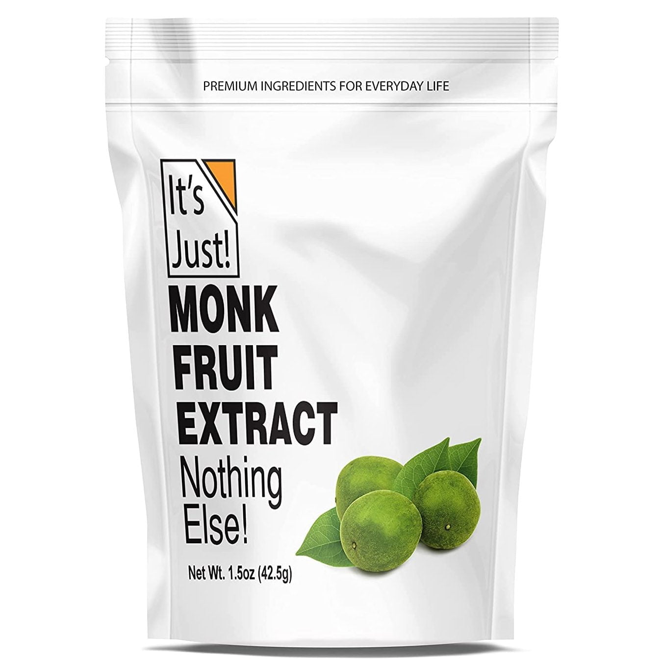 Monkfruit sweetener: Sweet sugar alternative that contains zero calories and is typically used in beverages.