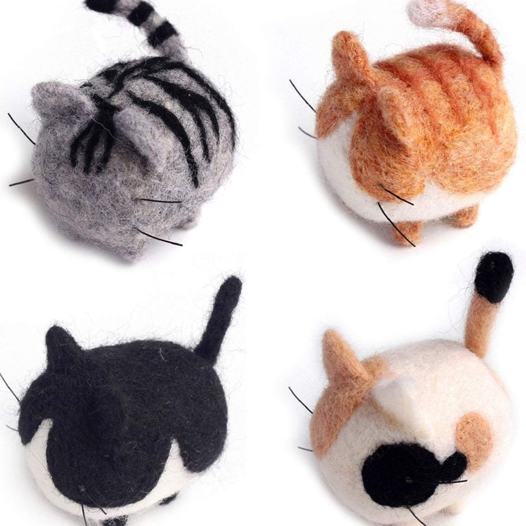 Needle felting kit: Set of equipment for creating designs through needle felting. This process involves locking wool fibers together into 3D shapes.