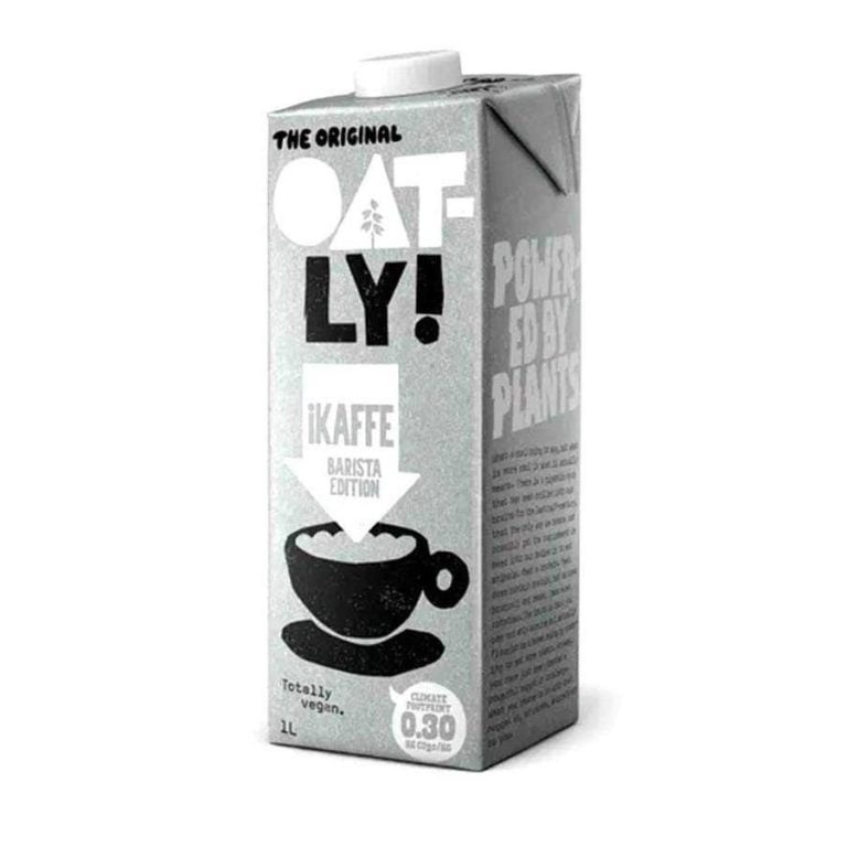 Oatly: Dairy-free alternatives brand using blended oats in place of traditional milk.