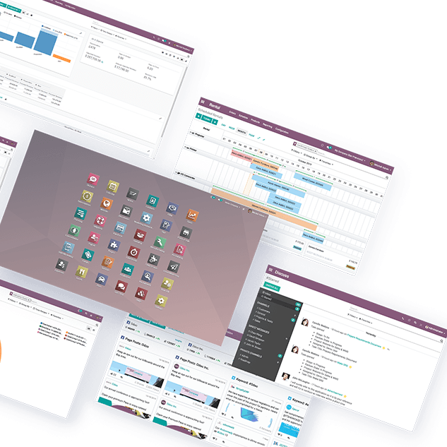 odoo: Customer relationship management software. Specific functions are broken down into a range of individual, user-friendly apps.