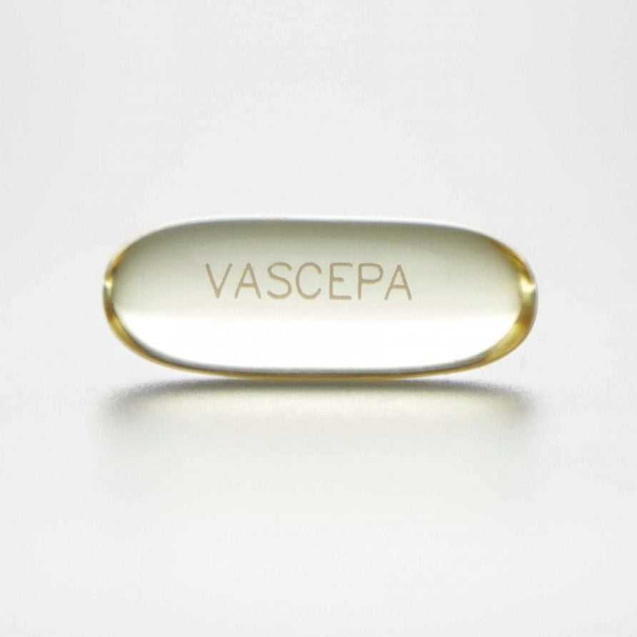 Vascepa: A medication used to treat hypertriglyceridemia and reduce the risk of a stroke or heart attack.