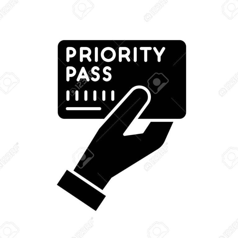 Priority Pass: Airport lounge pass allowing users to enter airport lounge areas regardless of their ticket type for that flight.