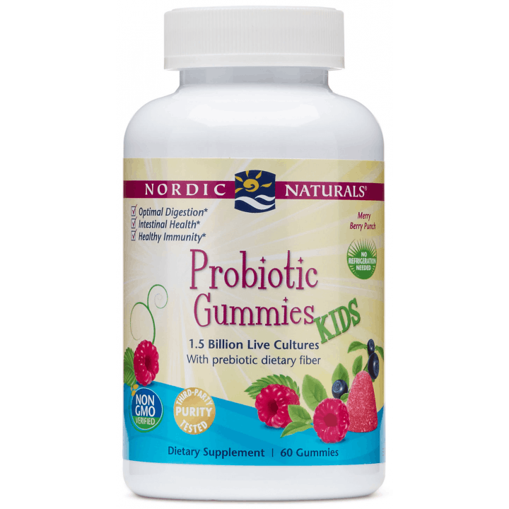 Probiotic gummies: Gummies developed to aid digestion using good bacteria. Often fruit-flavored.