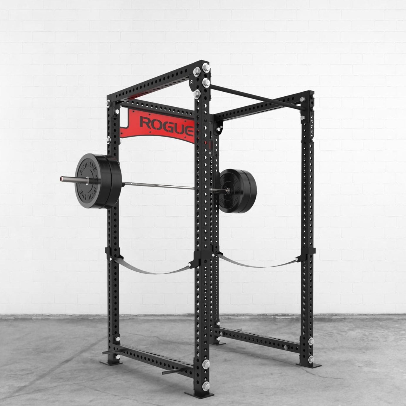 Garage gym: Method of simulating a traditional gym in a garage, typically focusing on free weight equipment, like benches and squat racks.