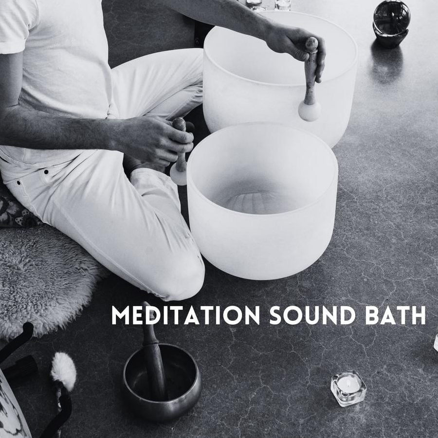 Sound bath: A relaxation or meditation technique that involves lying down and listening to various sounds, such as singing bowls or gongs, often with the aim of inducing a state of relaxation or mindfulness.