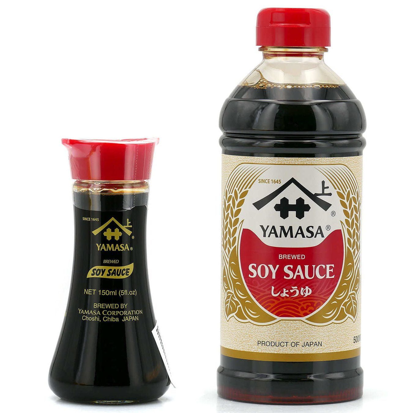 Asian flavors: Commonly used ingredients that make up Asian cuisine including wasabi, soy sauce, and chili sauce.