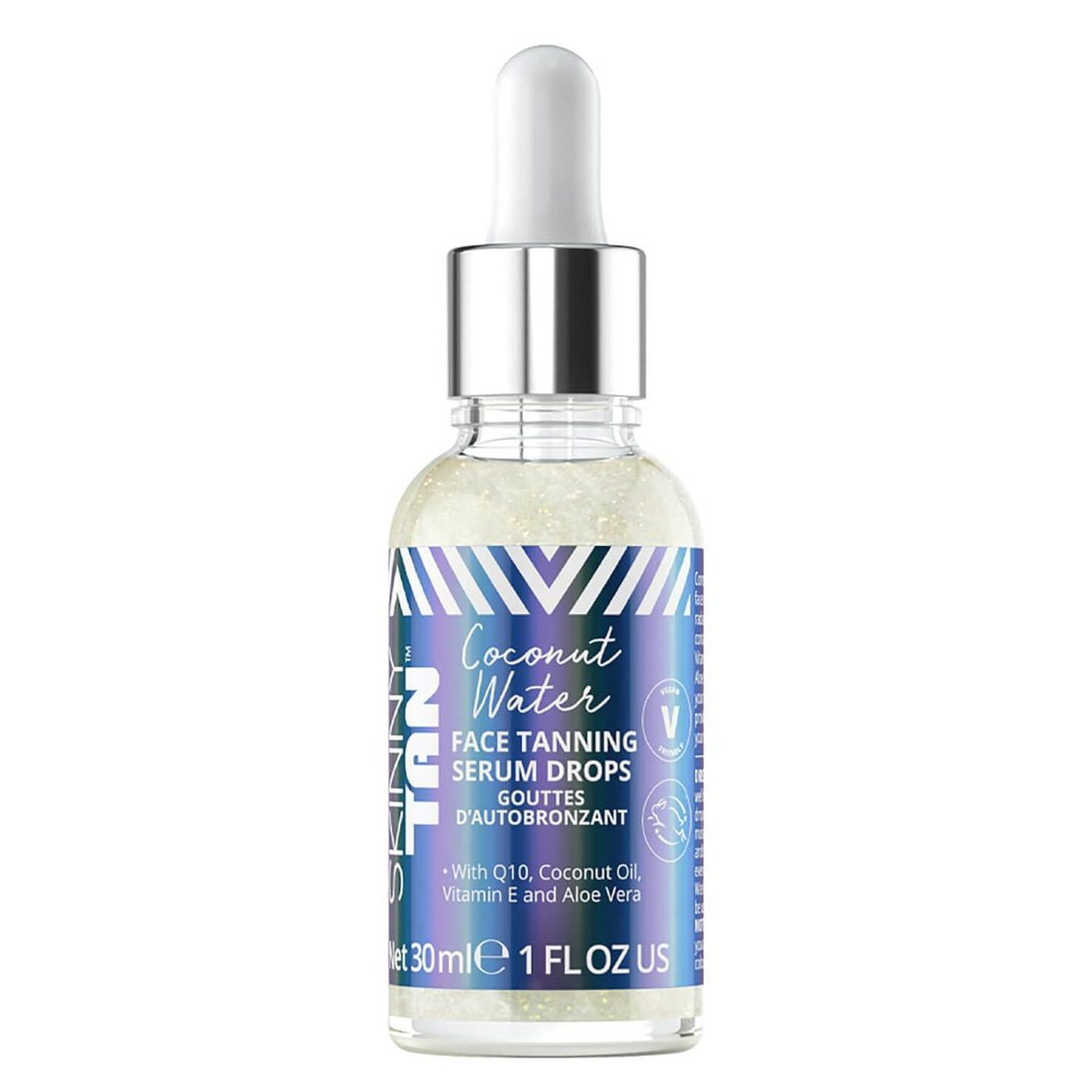 Self tanning drops: Oil-like substance added to moisturizer to give a tanned appearance.