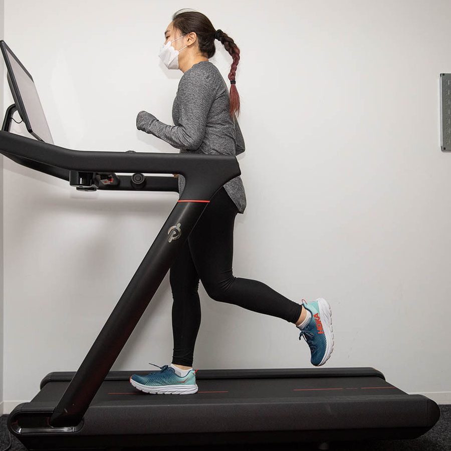 Peloton tread: Line of smart treadmills that’s produced by the stationery bike and media company, Peloton.