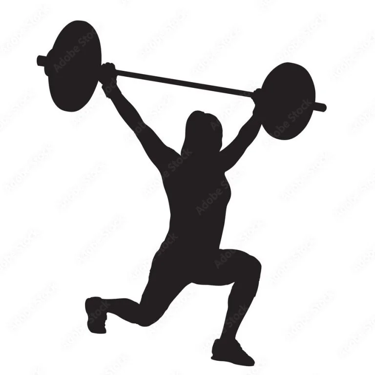 Overhead press: A type of exercise where a person extends a vertical bar with weights attached to it above their head and back to the floor.