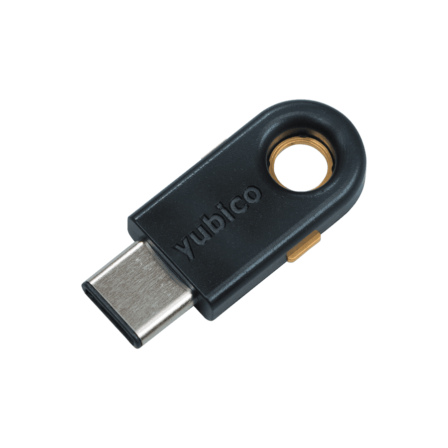 YubiKey: Authentification hardware physically inserted into devices to generate one-time passwords for increased security across a range of accounts.